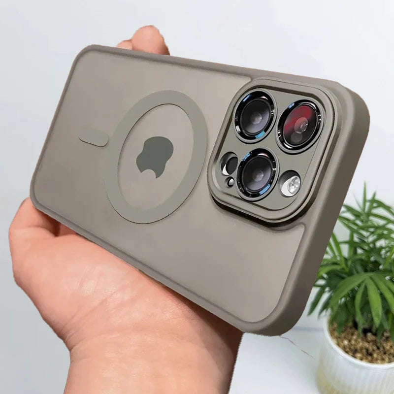 Matte Magnetic iPhone Case – MagSafe Compatible