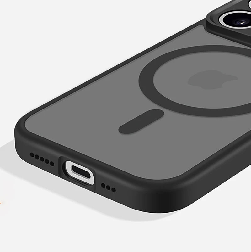 Matte Magnetic iPhone Case – MagSafe Compatible