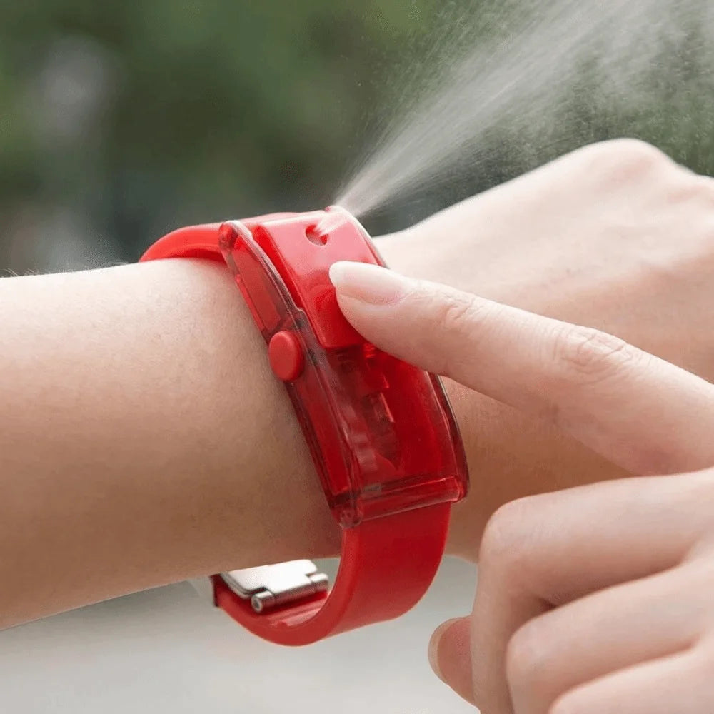 Refillable scent diffuser wristband