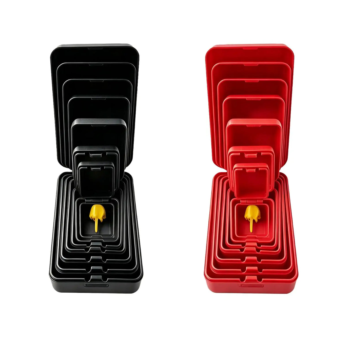 Seven-layer nesting middle finger prank gift box