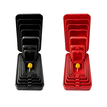 Seven-layer nesting middle finger prank gift box