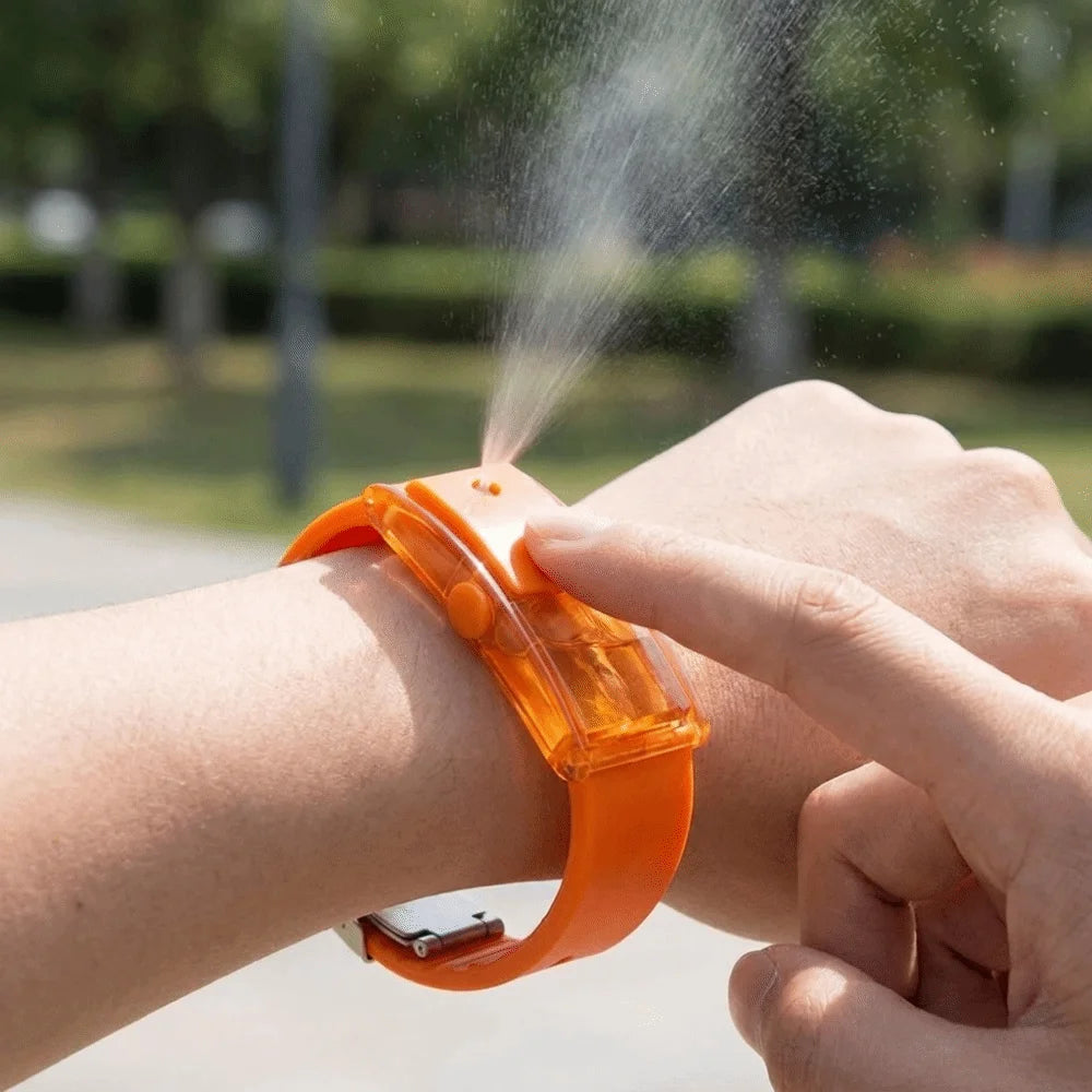 Refillable scent diffuser wristband