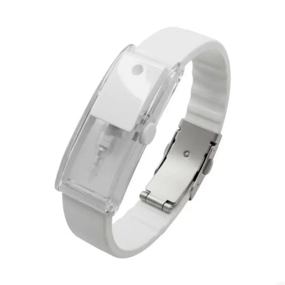 White refillable scent diffuser wristband