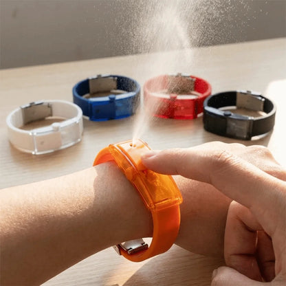 Refillable scent diffuser wristband