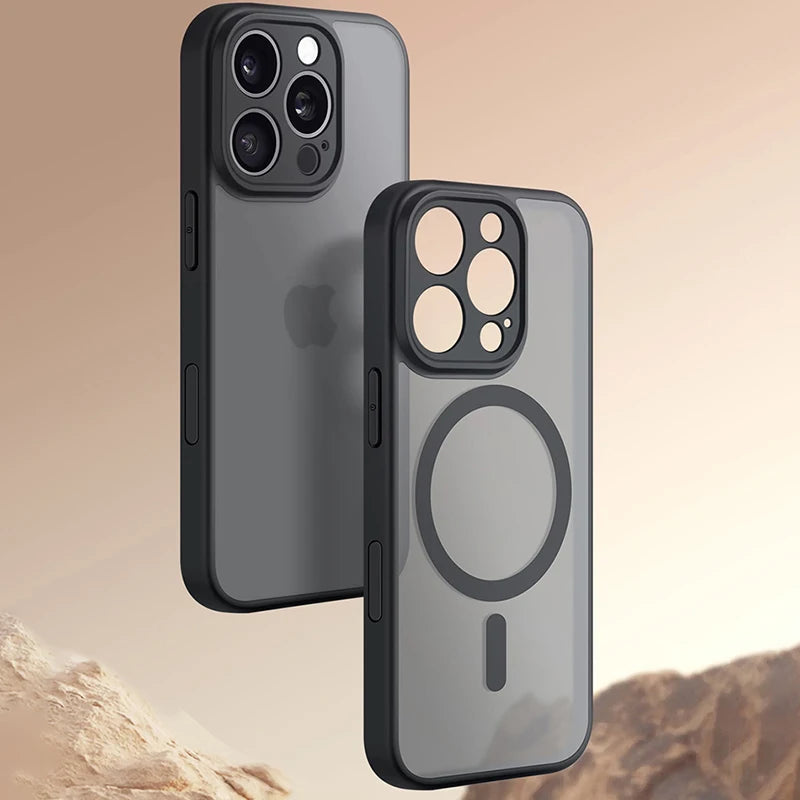Matte Magnetic iPhone Case – MagSafe Compatible