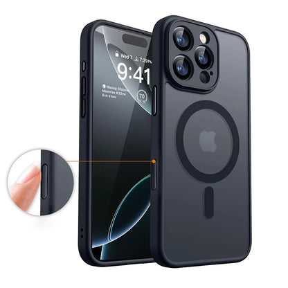 Matte Magnetic iPhone Case – MagSafe Compatible