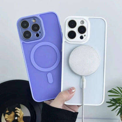 Matte Magnetic iPhone Case – MagSafe Compatible