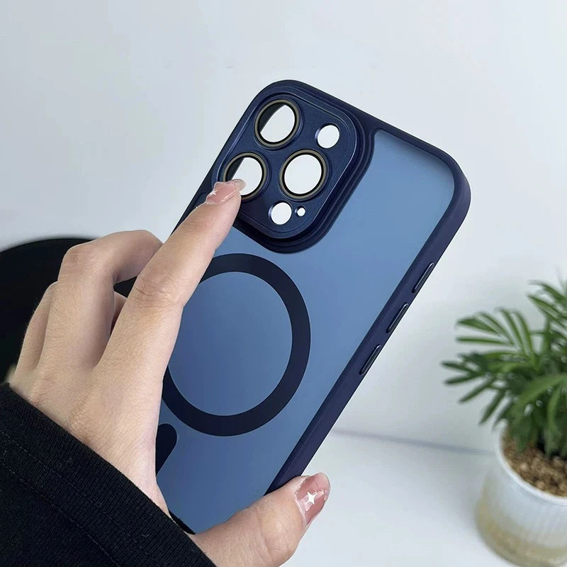 Matte Magnetic iPhone Case – MagSafe Compatible